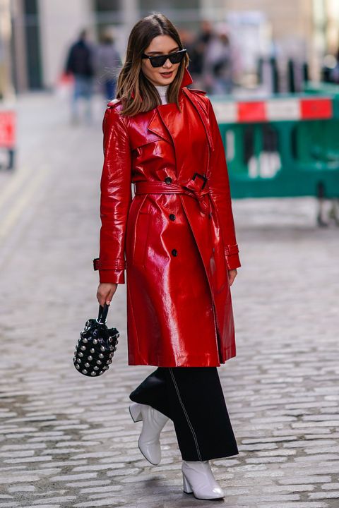 How to wear a patent trench coat – Best leather trench coats to .