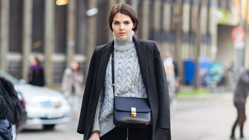 30 Ways to Style a Classic Black Coat | StyleCast