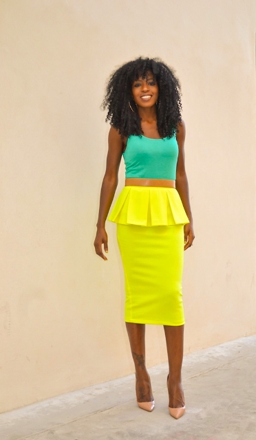 23 Charming Peplum Skirt Outfits - Styleohol