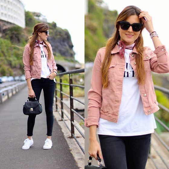 How to Style Pink Denim Jacket: 15 Stylish & Youthful Looks for .