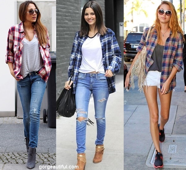 Ways to Wear Flannel and Plaid Shirt for All Season - Gorgeous .