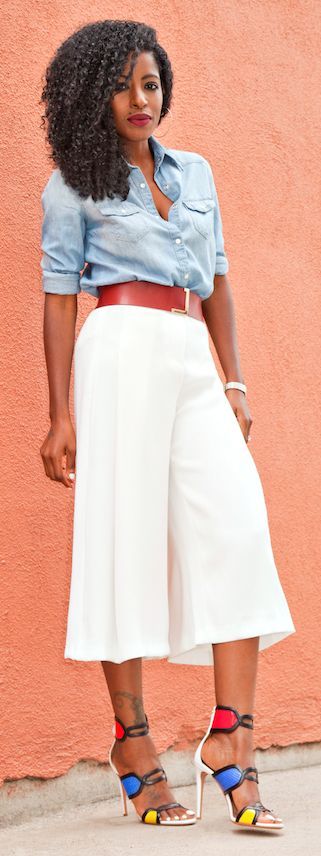 Pleated Culottes Styling | How to style culottes, Fashion, Style .
