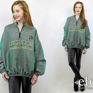 Vintage 90s Surf Style Iridescent Anorak from Everybody's Buyi