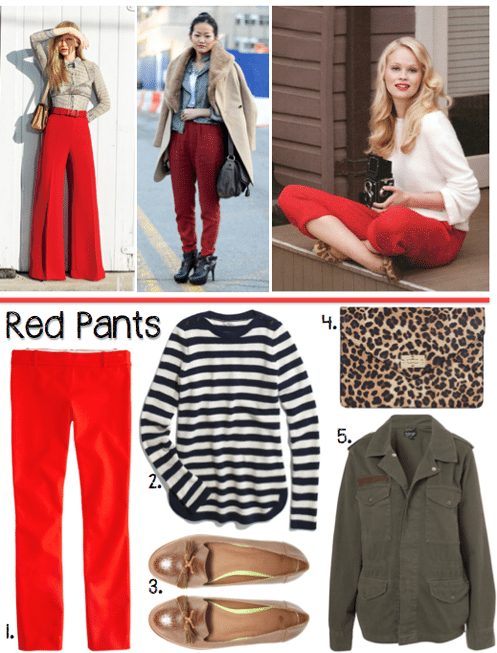How To Style Red Pants for Winter - Poor Little It Gi