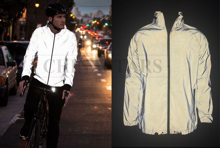 The new style reflective jacket is made by outer shell reflective .