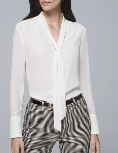 The Range: Tie Neck Blouses | The Work Edit by Capitol Hill Style .