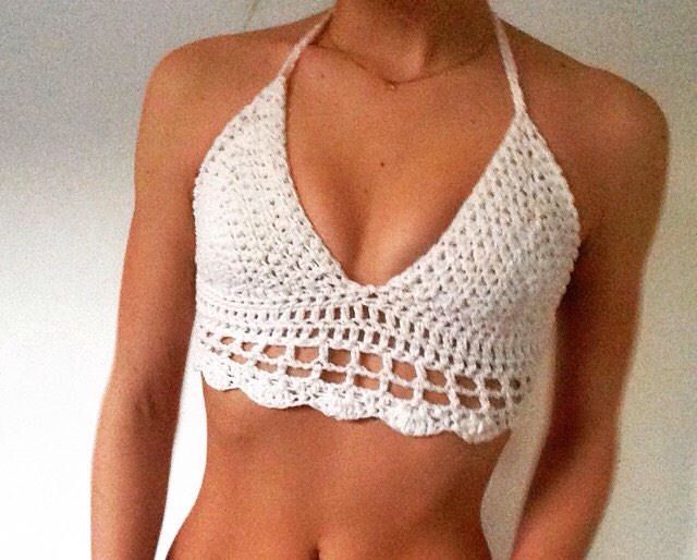 CUSTOM / Lily Crochet Top Pick Your Size and Color Crochet | Etsy .