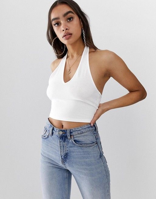Halter Neck Tops – stylevane.com in 2020 | Halter tops outfit .