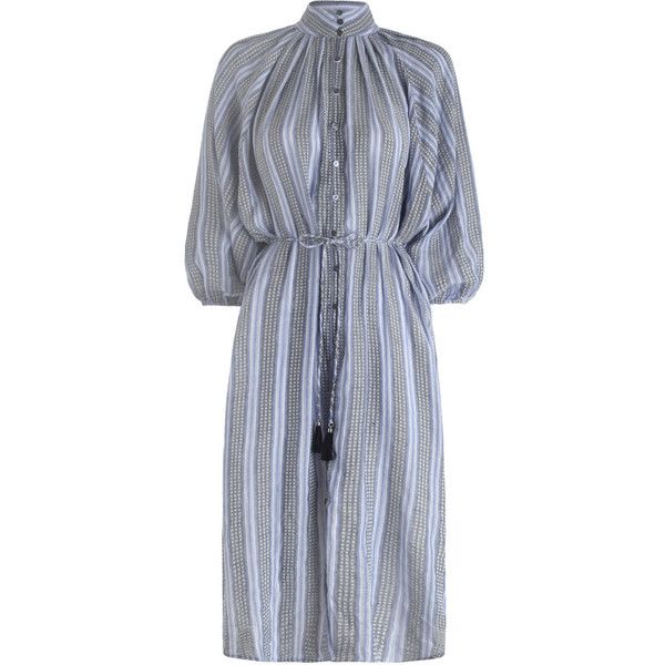 ZIMMERMANN Zephyr Batwing Shirt Dress ($450) ❤ liked on Polyvore .