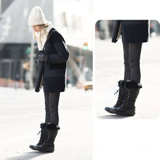 How to Wear Snow Boots to Look Slim and Chic - Chic Front丨Supreme .