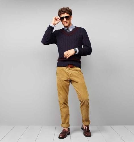 Men Corduroy Pants Outfits-15 Ways to Wear Corduroy Pants .