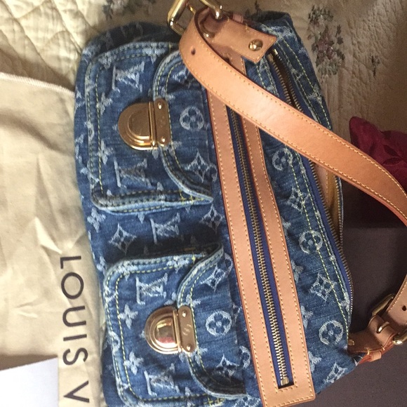 Louis Vuitton Bags | Denim Handbag | Poshma