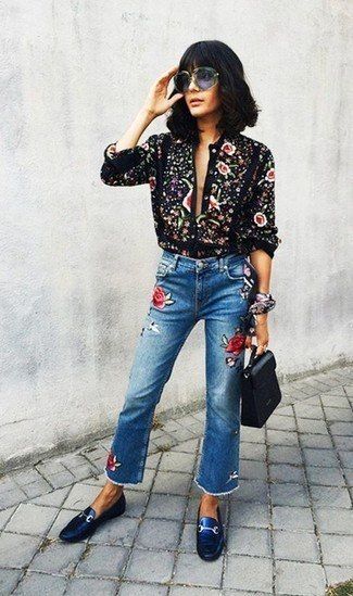 How to Wear Embroidered Jeans?16 Embroidered Jeans Outfits .