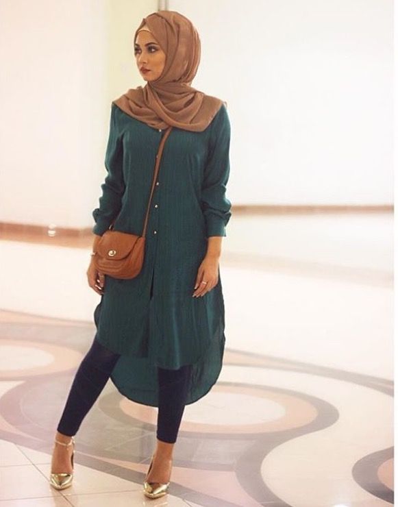 leggings #chiffon #styles #hijab #tunic #dress #shoes #with #long .