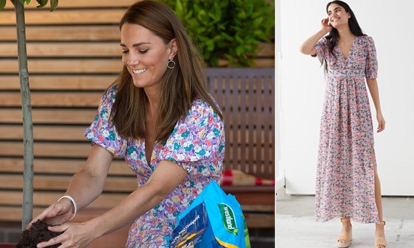Kate Middleton's sell-out floral dress looks just like this .