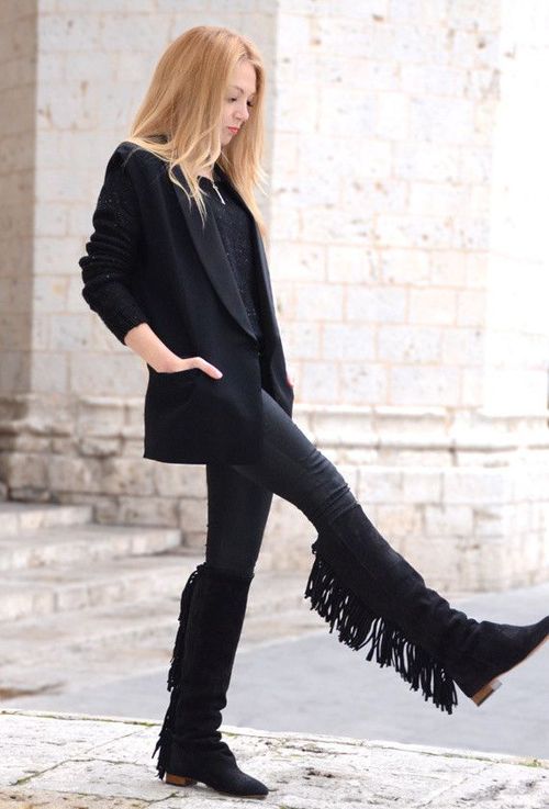 How To Wear: Fringe Boots For Women 2020 | FashionGum.c