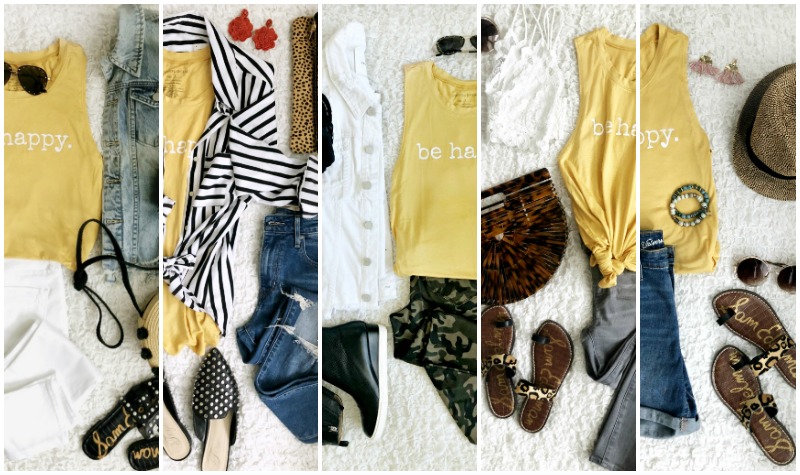 5 Ways to Wear a Graphic Tank Top this Spring | This is our Bli