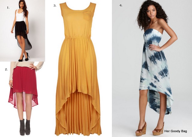 What To Wear: High-Low Hem Skirts and Dress