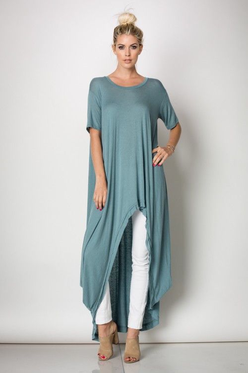 Katana Tunic | Fashion, Loose shirt dress, Plus size outfi