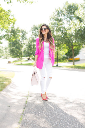 Hot Pink Blazer - How to Wear and Where to Buy | Chictop