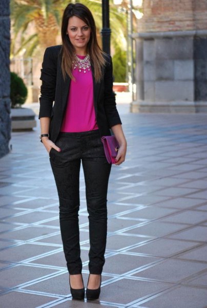 How to Wear Hot Pink Top: Best 13 Ladylike Outfit Ideas for Women .
