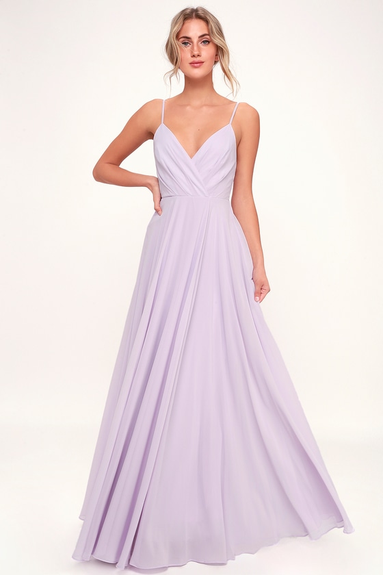 Lovely Lavender Dress - Maxi Dress - Gown - Bridesmaid Dress - Lul