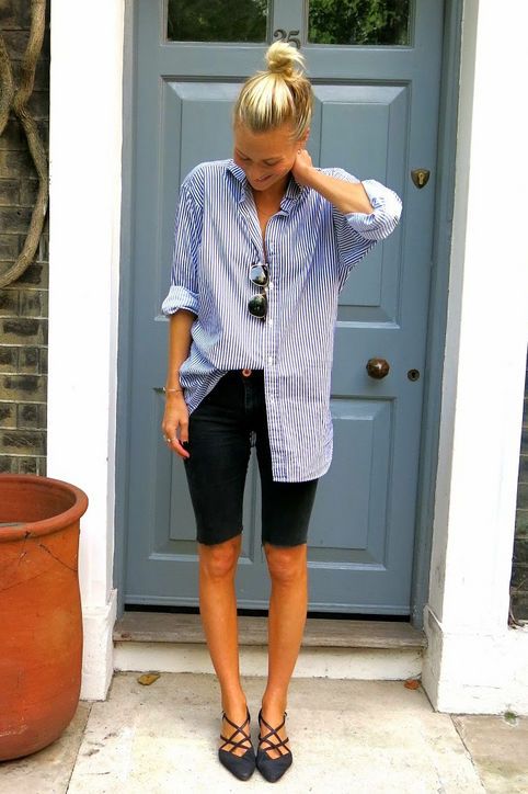 13 Ways to Wear Long Shorts and Still Look Stylish | Bermuda .