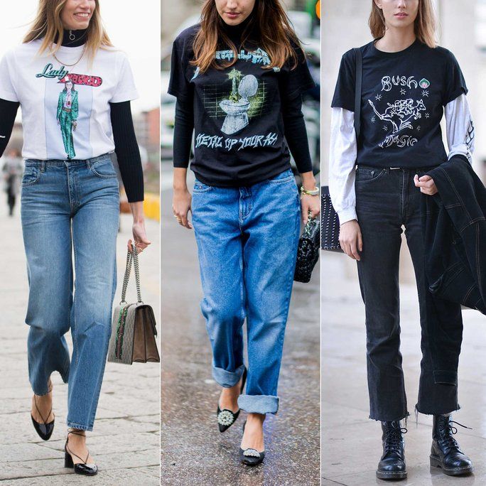 2016 Street Style Trend at Fashion Week: Layering T-Shirts | Long .