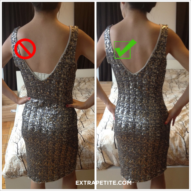 DIY: How to make a bra strap converter for low-back dresses .