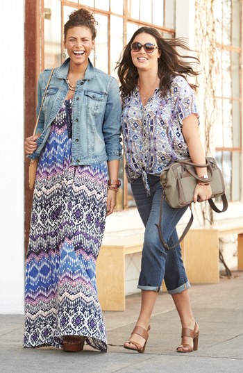 The Maxi Dress With Jean Jacket ~ What to Wear Over