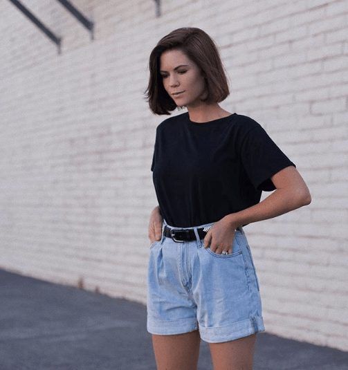 Mom Jean Shorts Outfit Ideas for Women – kadininmodasi.org in 2020 .