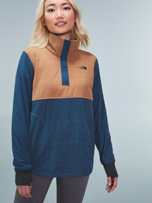The North Face Mountain Sweatshirt Quarter-Snap Pullover - Women's .