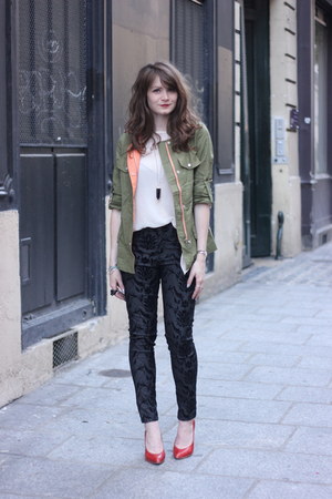 How to Wear Olive Green Sheinside Jacket - Search for Olive Green .