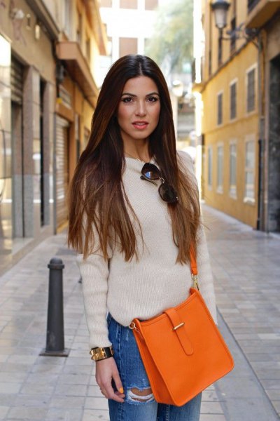 How to Wear Orange Handbag: 15 Cheerful & Chic Outfit Ideas for .