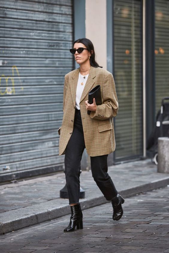 30+ Stylish Ways to Wear Oversized Blazer This Fall | Blazer .