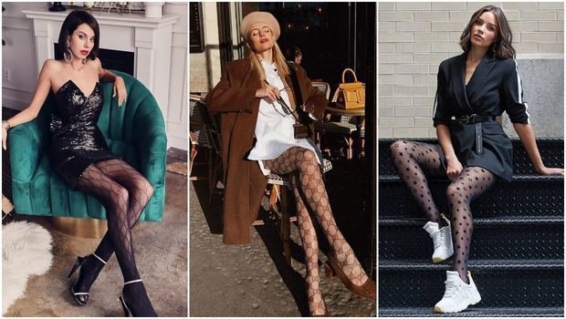 Friday Fashion Fits: How to Wear the Patterned Tights Trend in 20