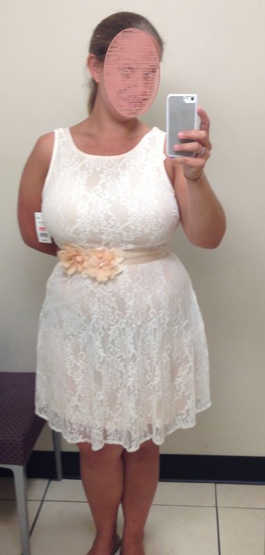 Help! What kind of shoes should I wear with this peach lace dres