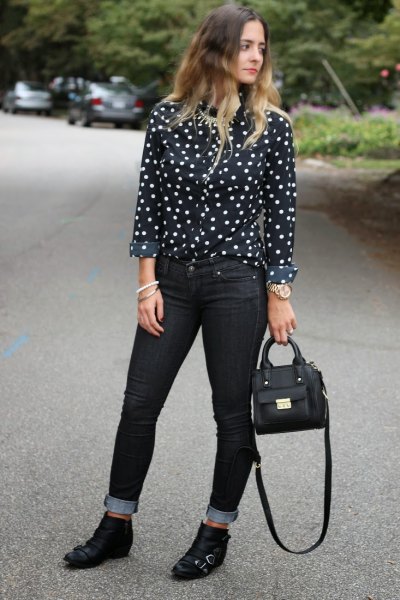 15 Best Ways on How to Wear Polka Dot Shirt for Women - FMag.c