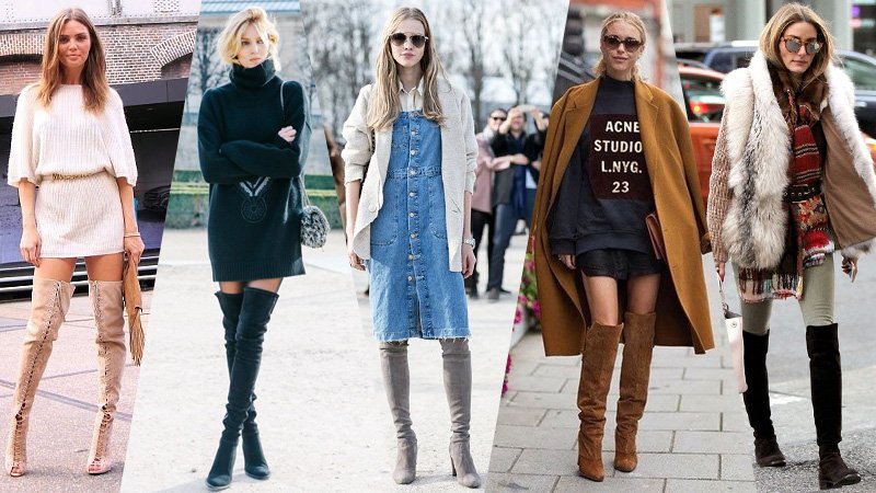 How to Wear Over The Knee Boots -The Trend Spott