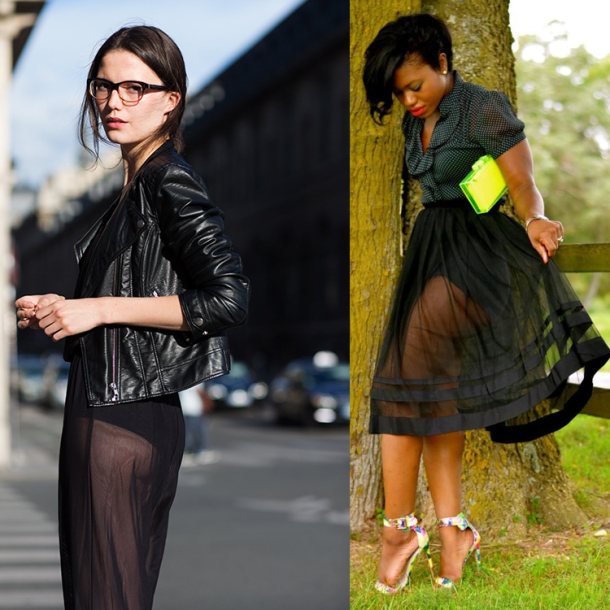 How to Wear Sheer Skirts for the Bold and the Faint at heart!