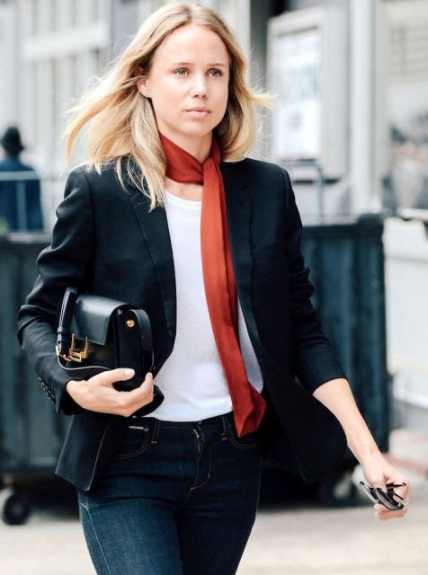 21 Skinny Scarf Ideas To Rock This Fall - Styleohol