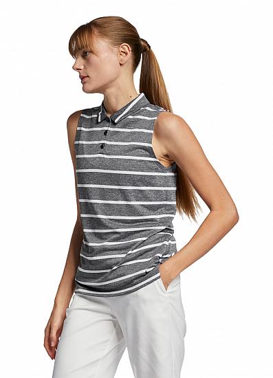Nike Women's Dri-FIT Stripe Sleeveless Golf Shir