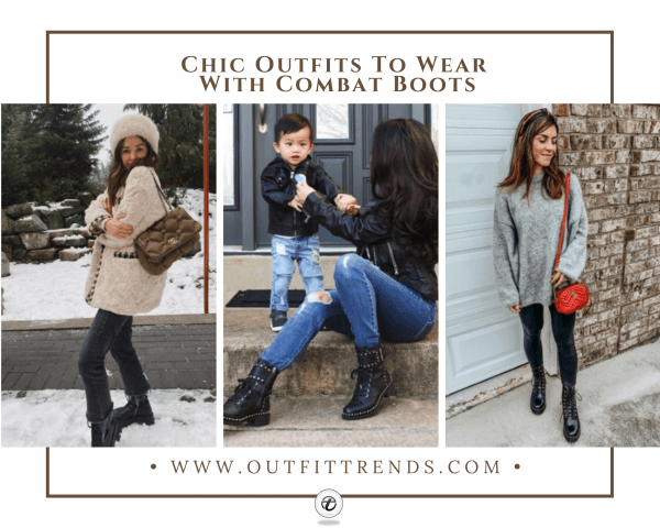Outfits with Combat Boots-22 Ideas How to Wear Combat Sho