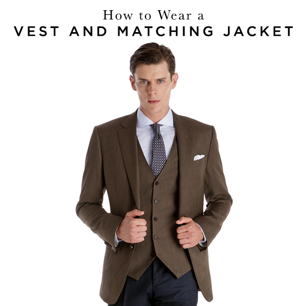 How To Wear A Vest And Matching Jacket | Black Lap