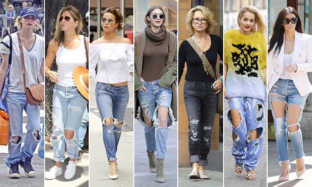 Why is everyone wearing ripped jeans? | Daily Mail Onli