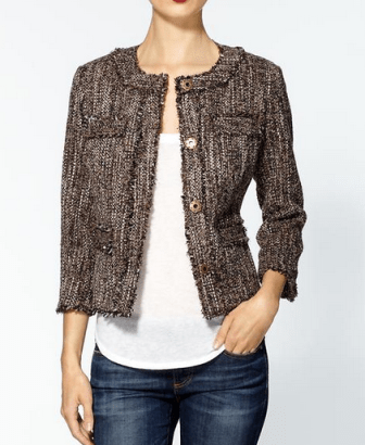 Three stylish ways to wear tweed jacket – Helen's Life & Sty
