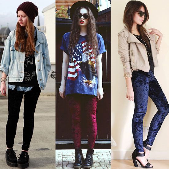 how to wear velvet leggings - Google Search | Outfits with hats .