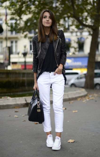 20+ trendy how to wear white sneakers summer boyfriend jeans | How .