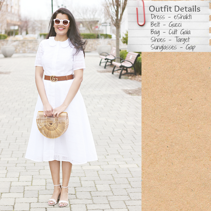 Style-Delights: Spring/Summer Must Have - White Cotton Eyelet Dress