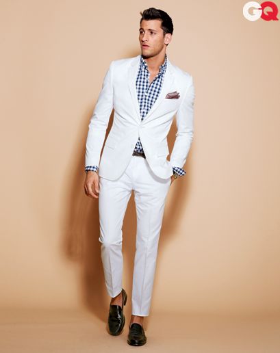 GQ Endorses: The New White Suit | Mens white suit, Well dressed .